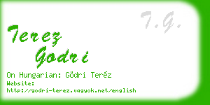 terez godri business card