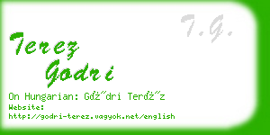 terez godri business card